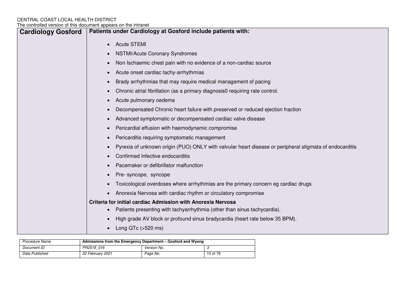Admission Criteria CCLHD page 10 of 79