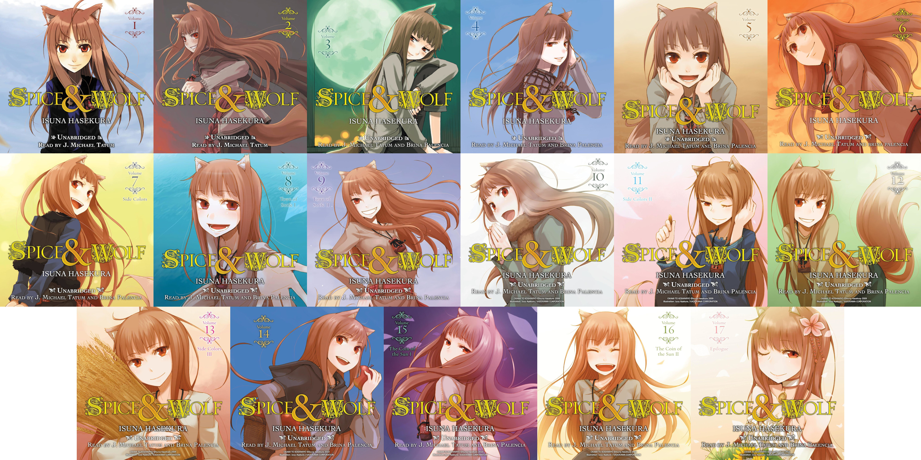 Isuna Hasekura Spice and Wolf, Complete Series, Chapterized