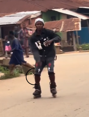 Perdiendo el controlo sobre los patines