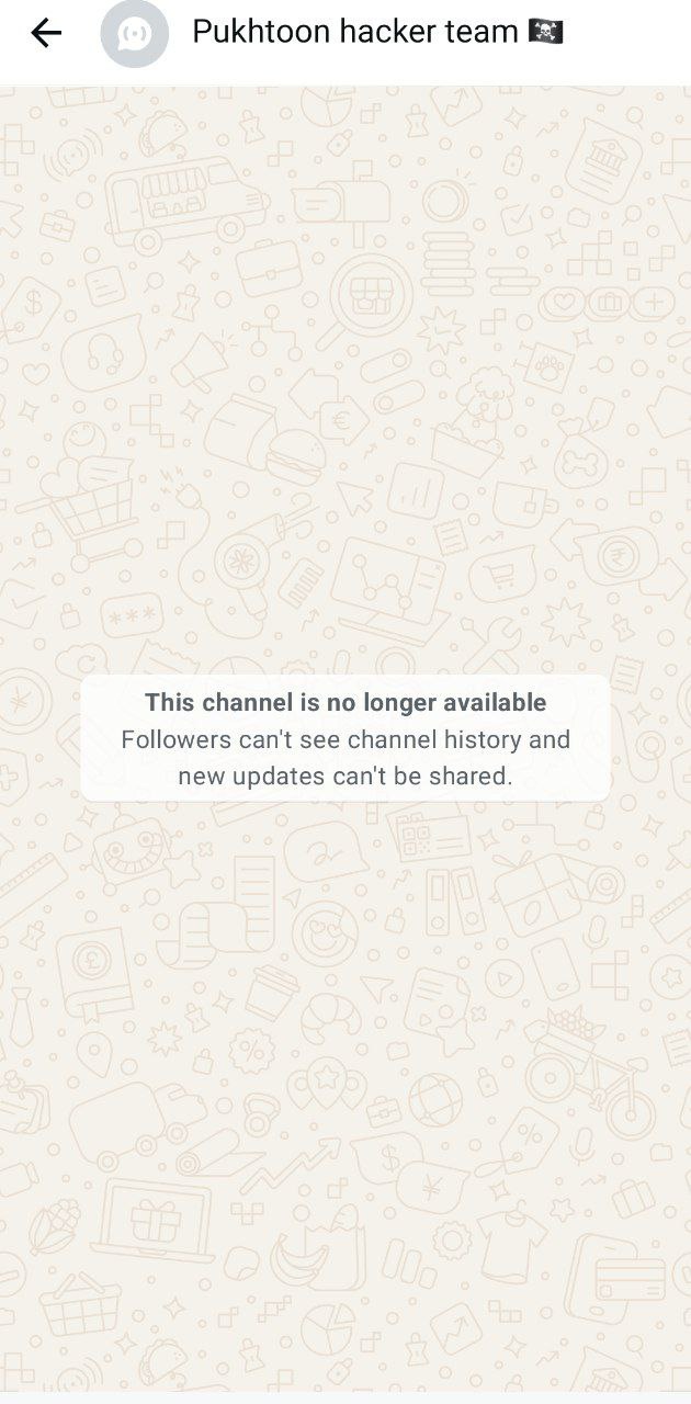 Whatsapp channel ban method  icon