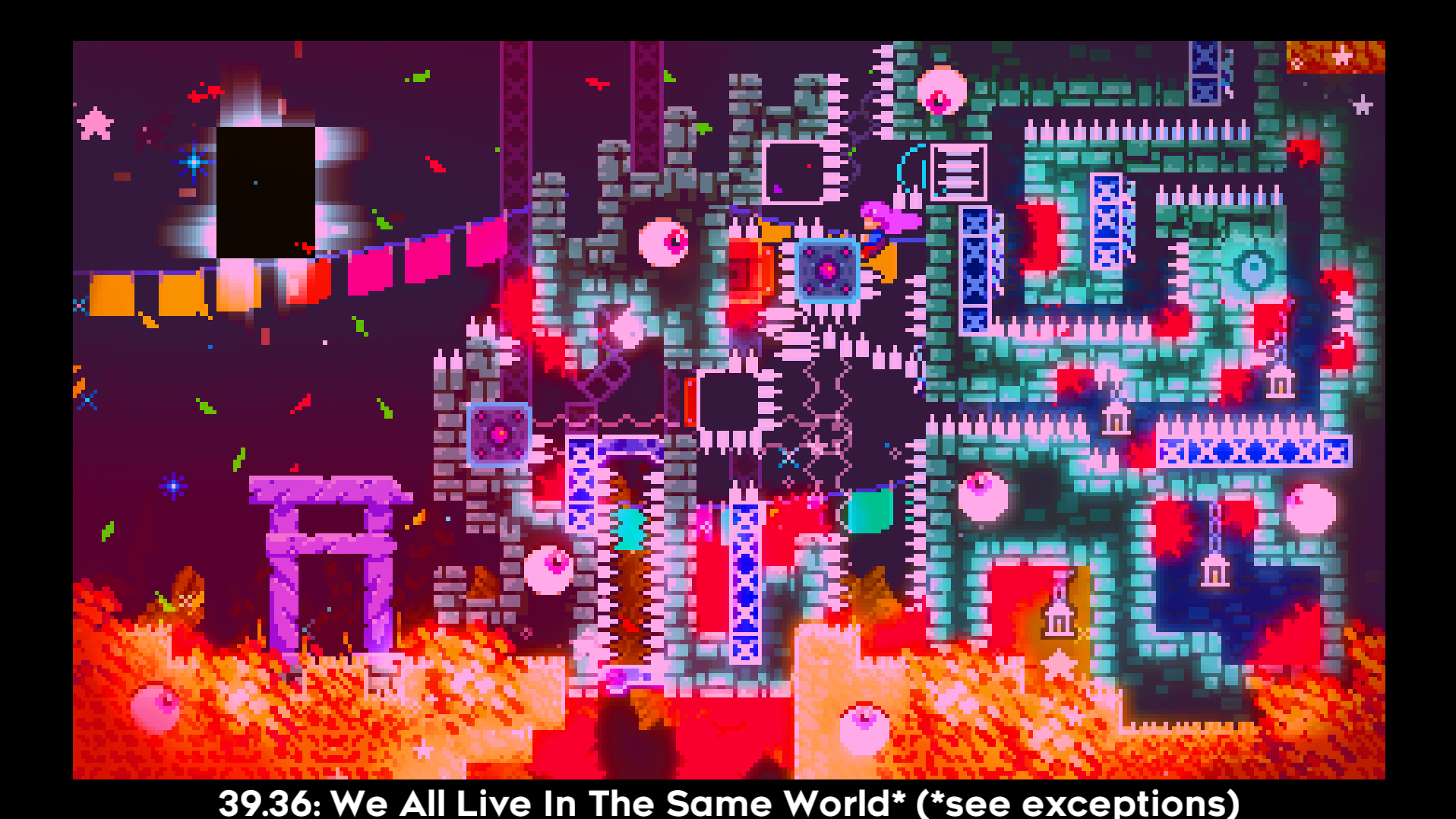 39.36: We All Live In The Same World* (*see exceptions)