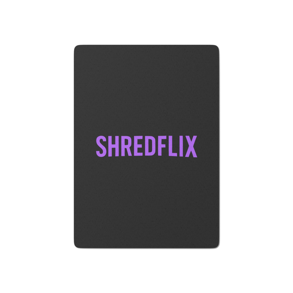 Shredflix Ski Playing Cards