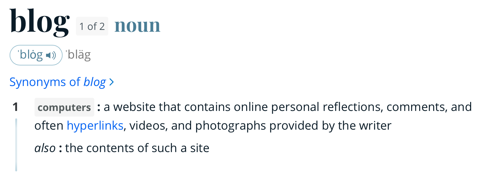 description