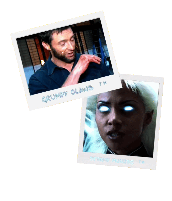 grumpy claws logan polaroid and stormy munroe storm polaroid
