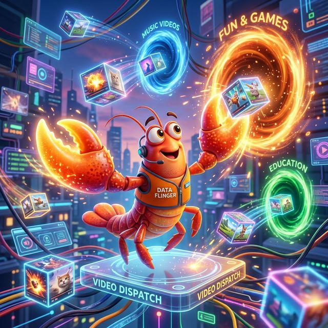 赛博龙虾分发小弟