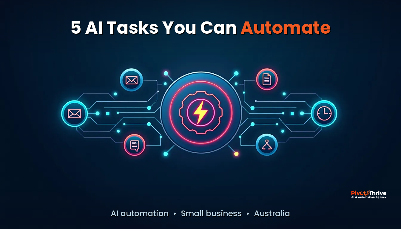 5 AI Tasks You Can Automate This Week (Without Hiring Anyone)