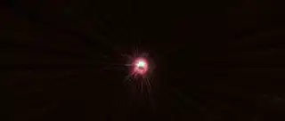 Vanellope banging against an invisible wall before getting sucked into a black hole.