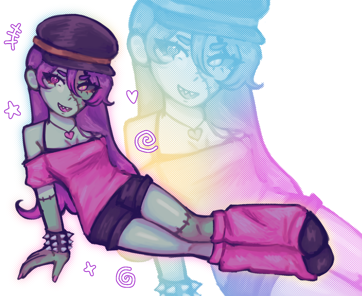 jun 14, fullbody of my DIVA oc, vee!