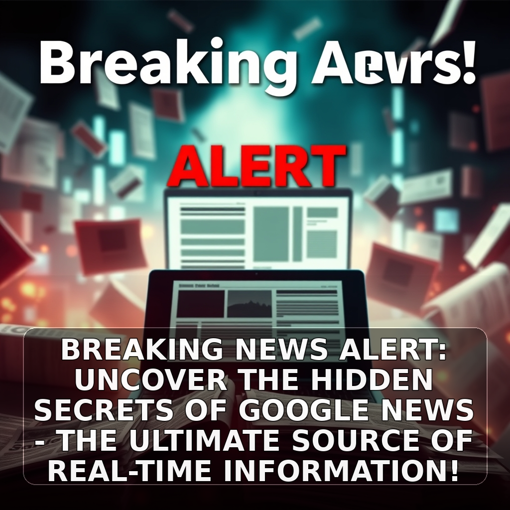 Breaking News Alert: Uncover the Hidden Secrets of Google News - The Ultimate Source of Real-Time Information! - AI generated cover image