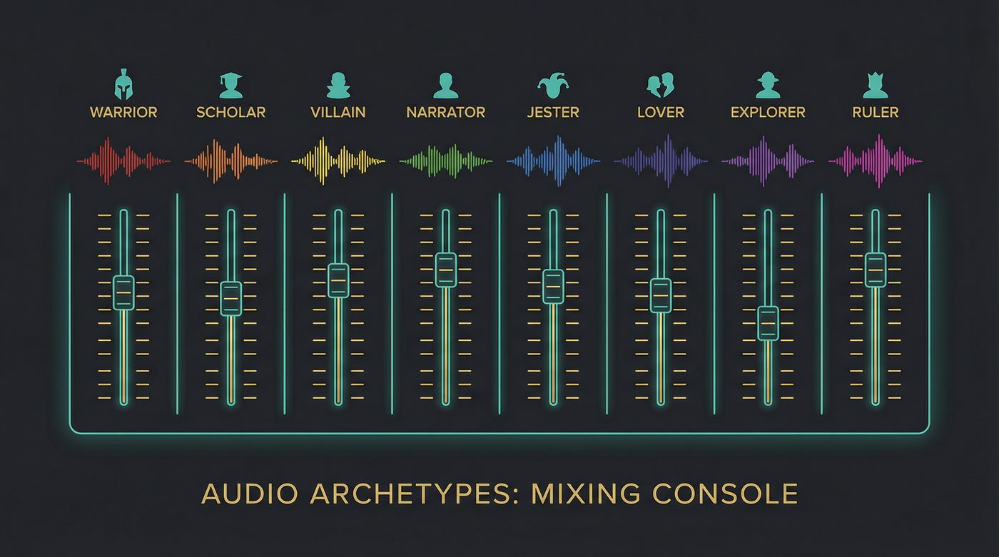 The Voice Director analyzes each character and assigns from 26 distinct AI voices.