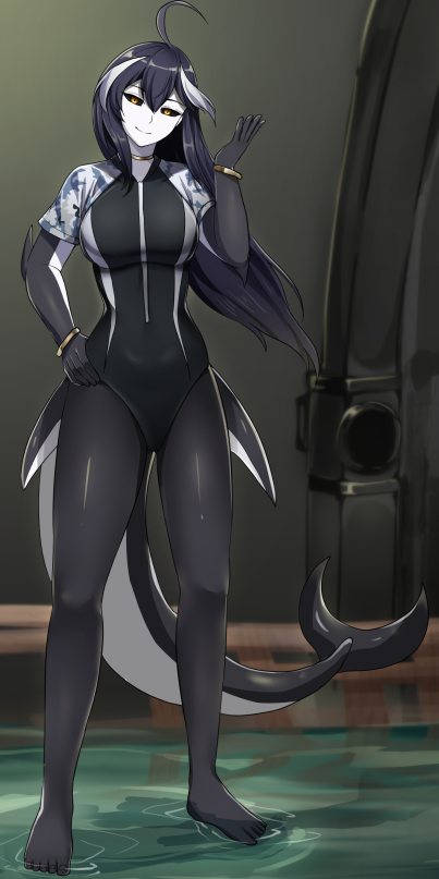 in awe at the size of this lass