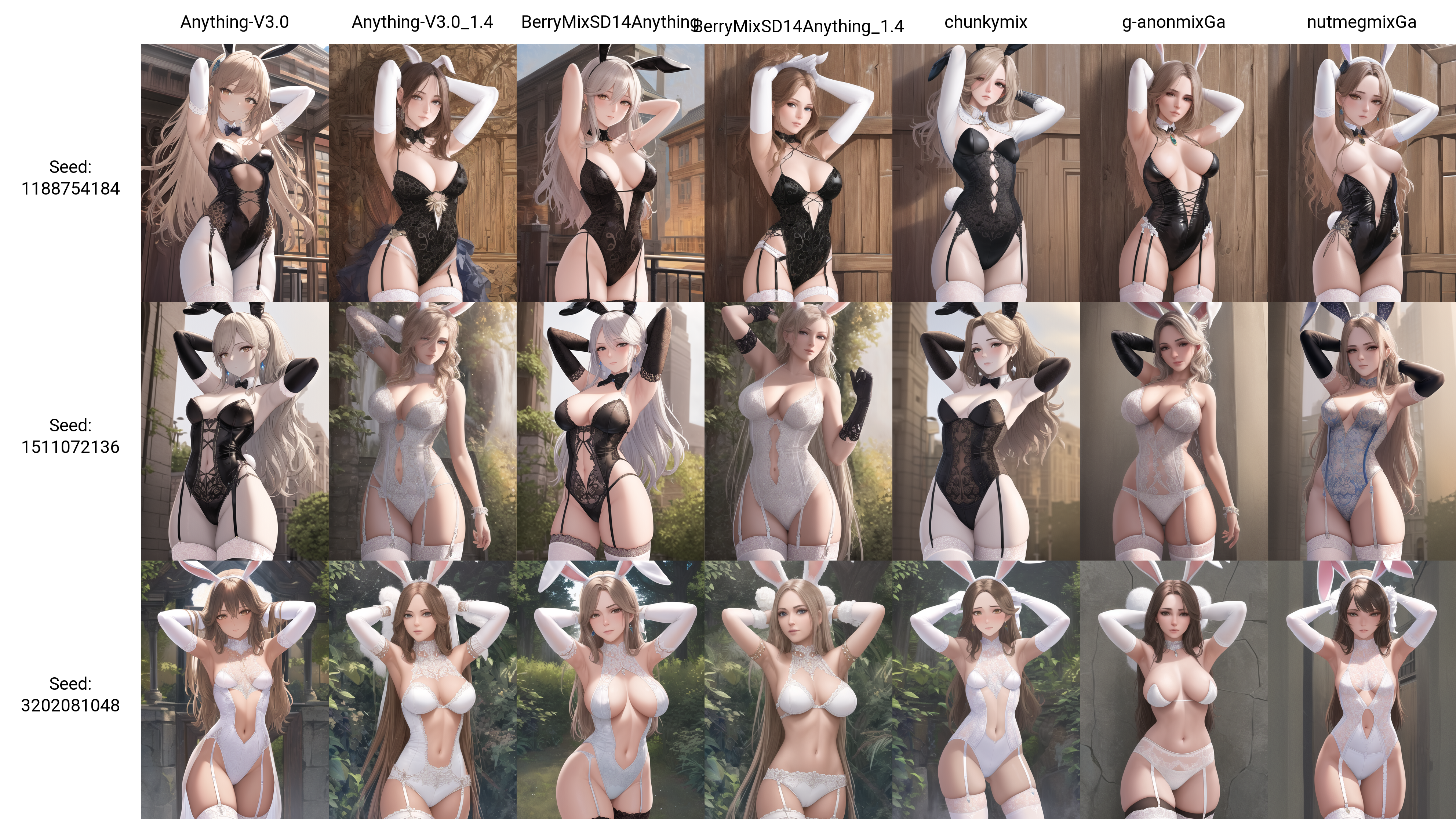 God damn these bunny suits are hot. 