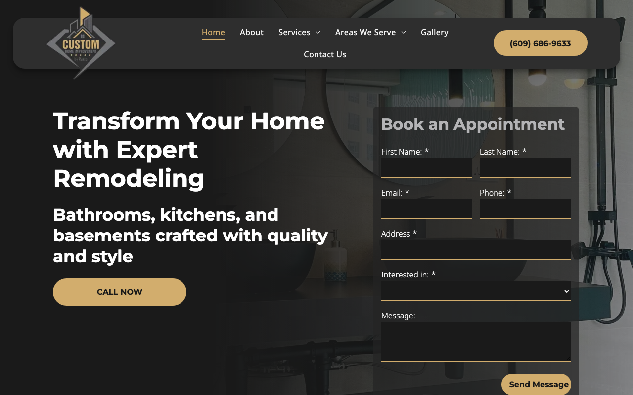 Custom Home Improvements by Ruszo homepage