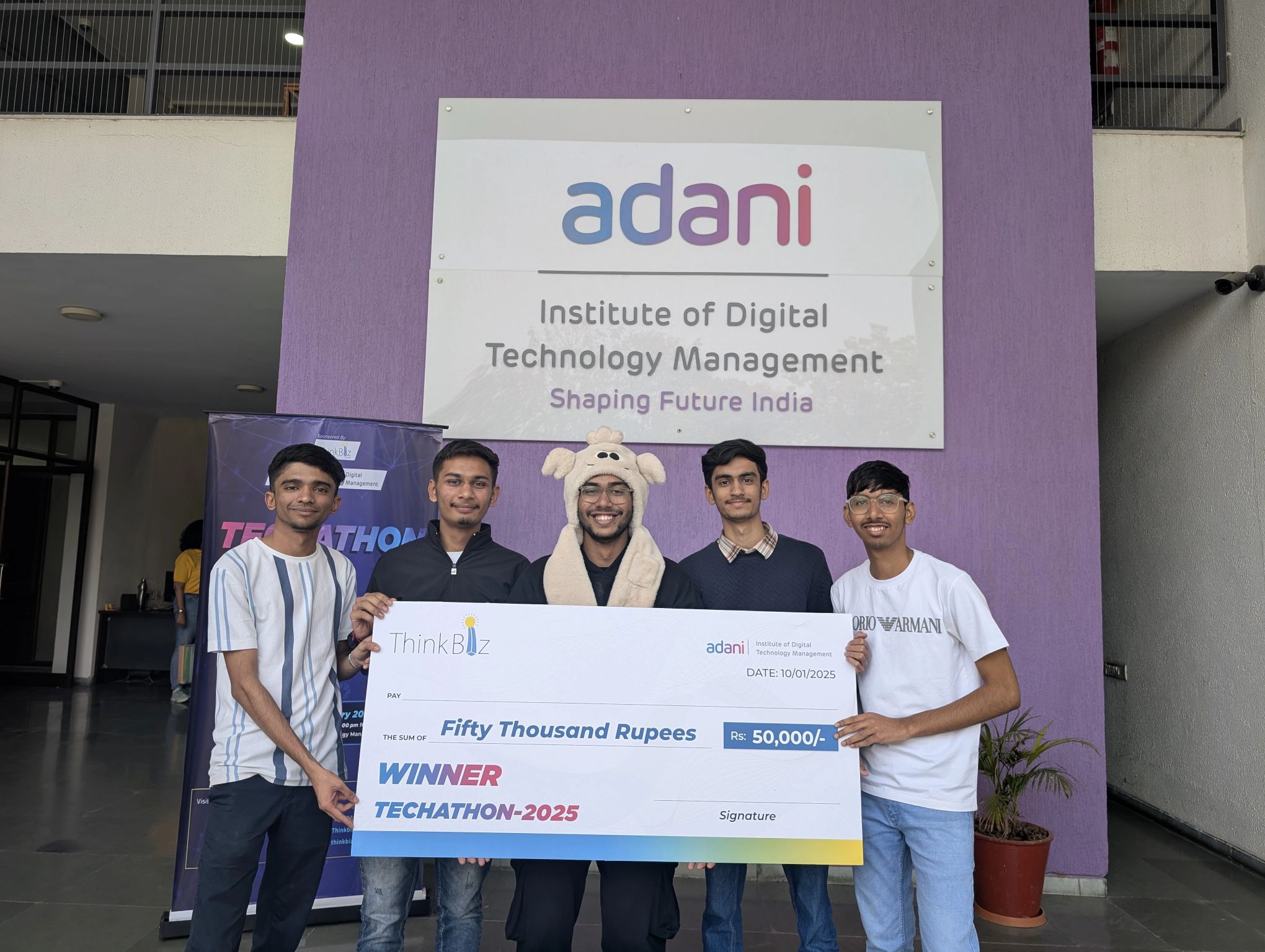 Winners at Techathon 2025