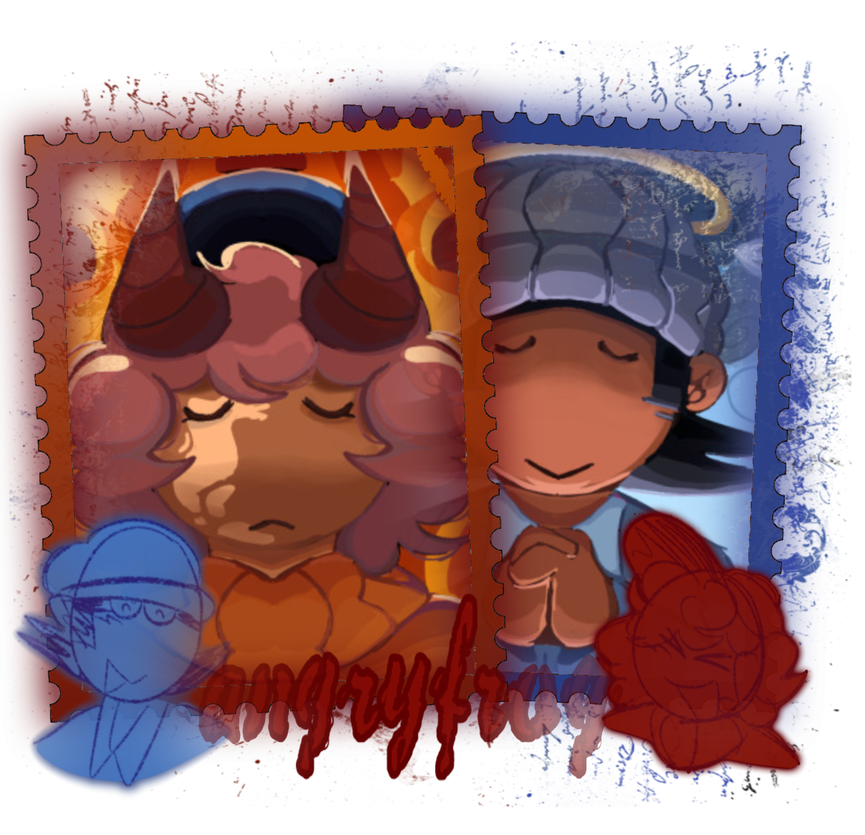 ac: royphobia, graphic not f2u. alt text: angryfrog