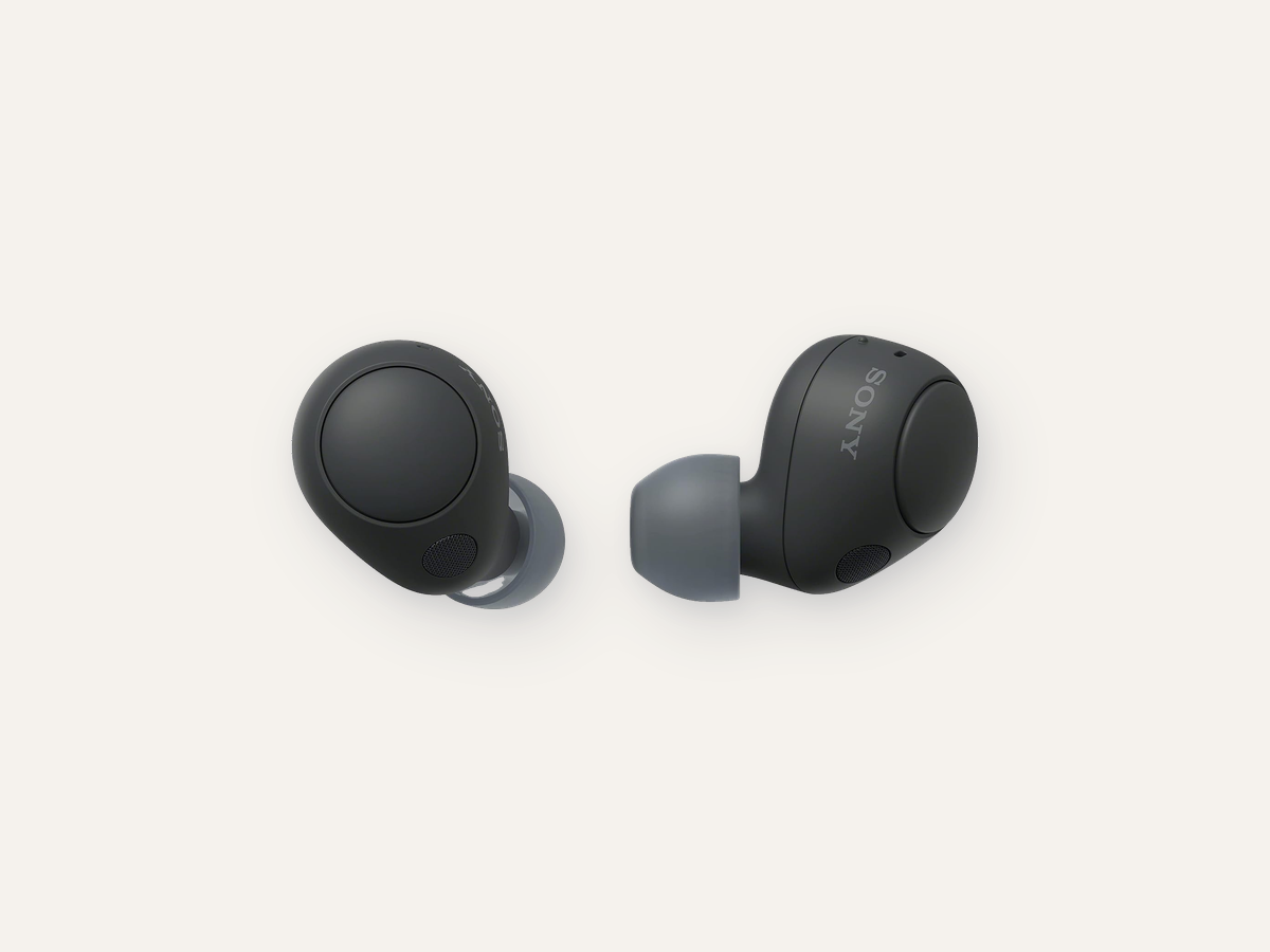 Black Sony WF-C700N noise cancelling earbuds