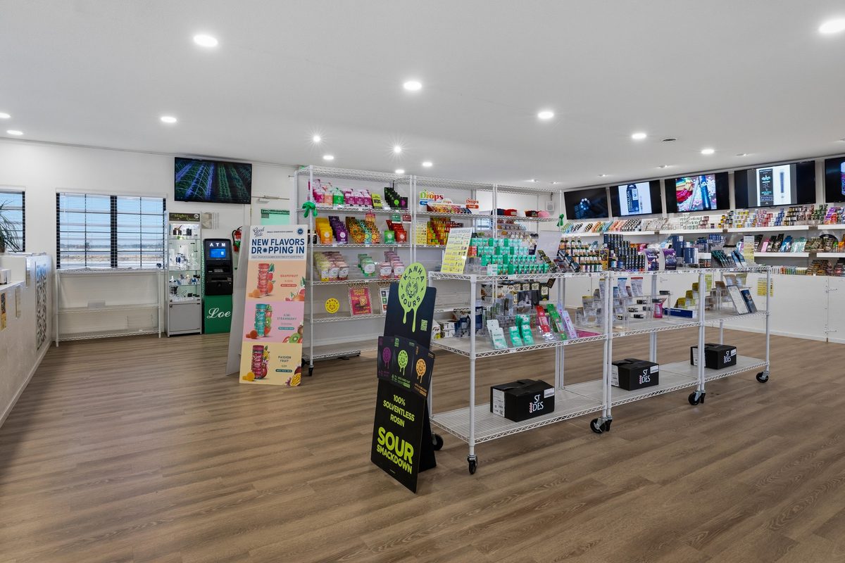 Dispensary interior — retail showroom