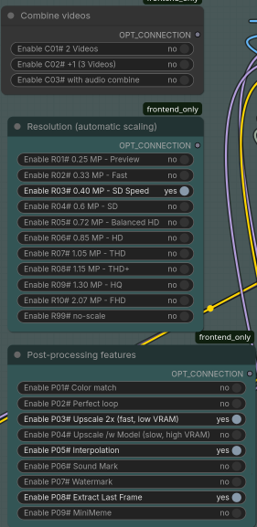 Image of ComfyUI Recommended Resolution and Features