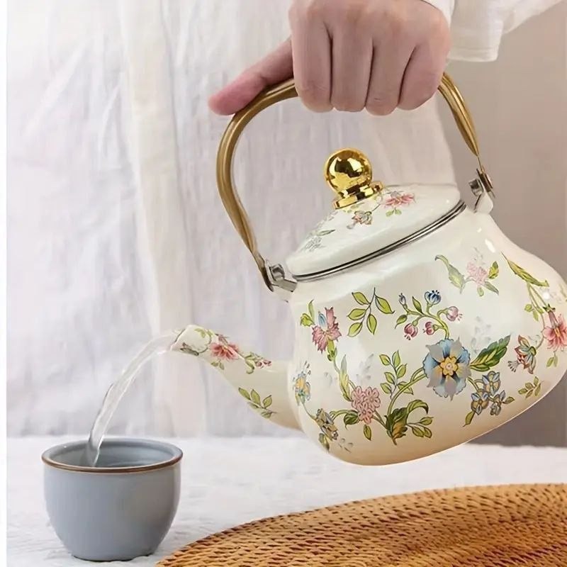 براد شاي صاج بتصميم ورد