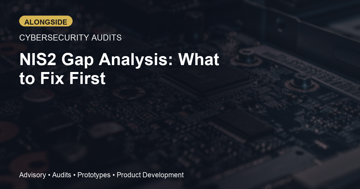 NIS2 Gap Analysis for Growth-Stage Companies: What to Fix First When Everything Looks Partial