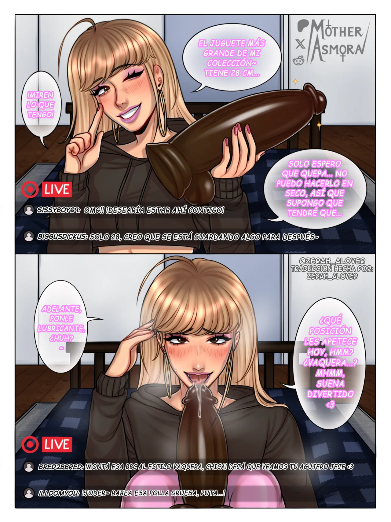 [Femboy][Futanari] Caught camming 5