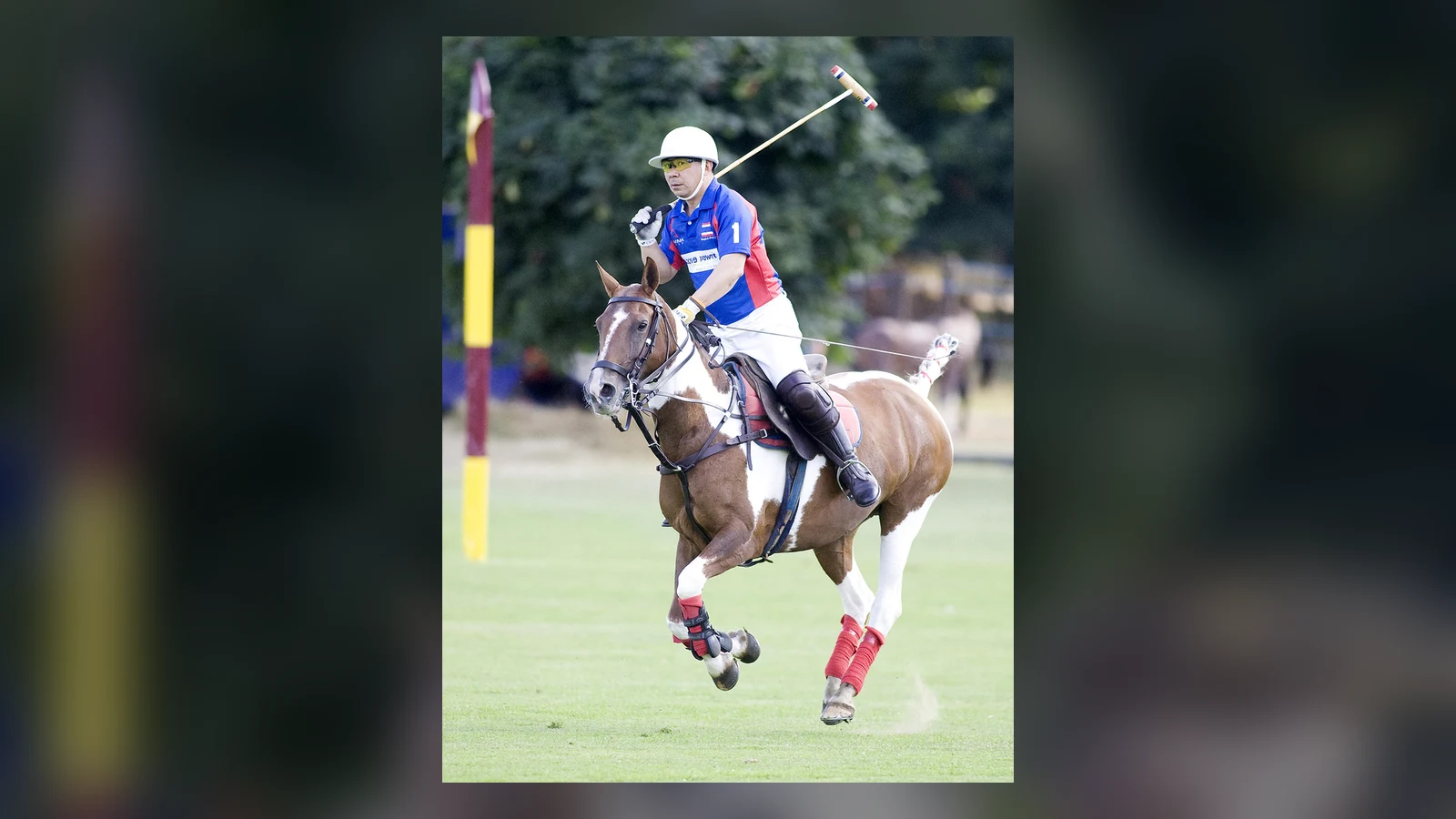 Leicester City owner Vichai Srivaddhanaprabha playing polo