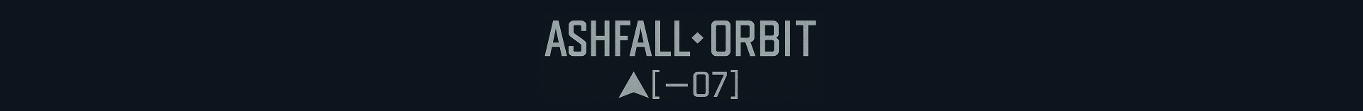 Ashfall Orbit Banner