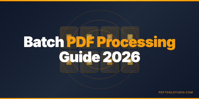 Batch PDF Processing in 2026: The Complete Guide