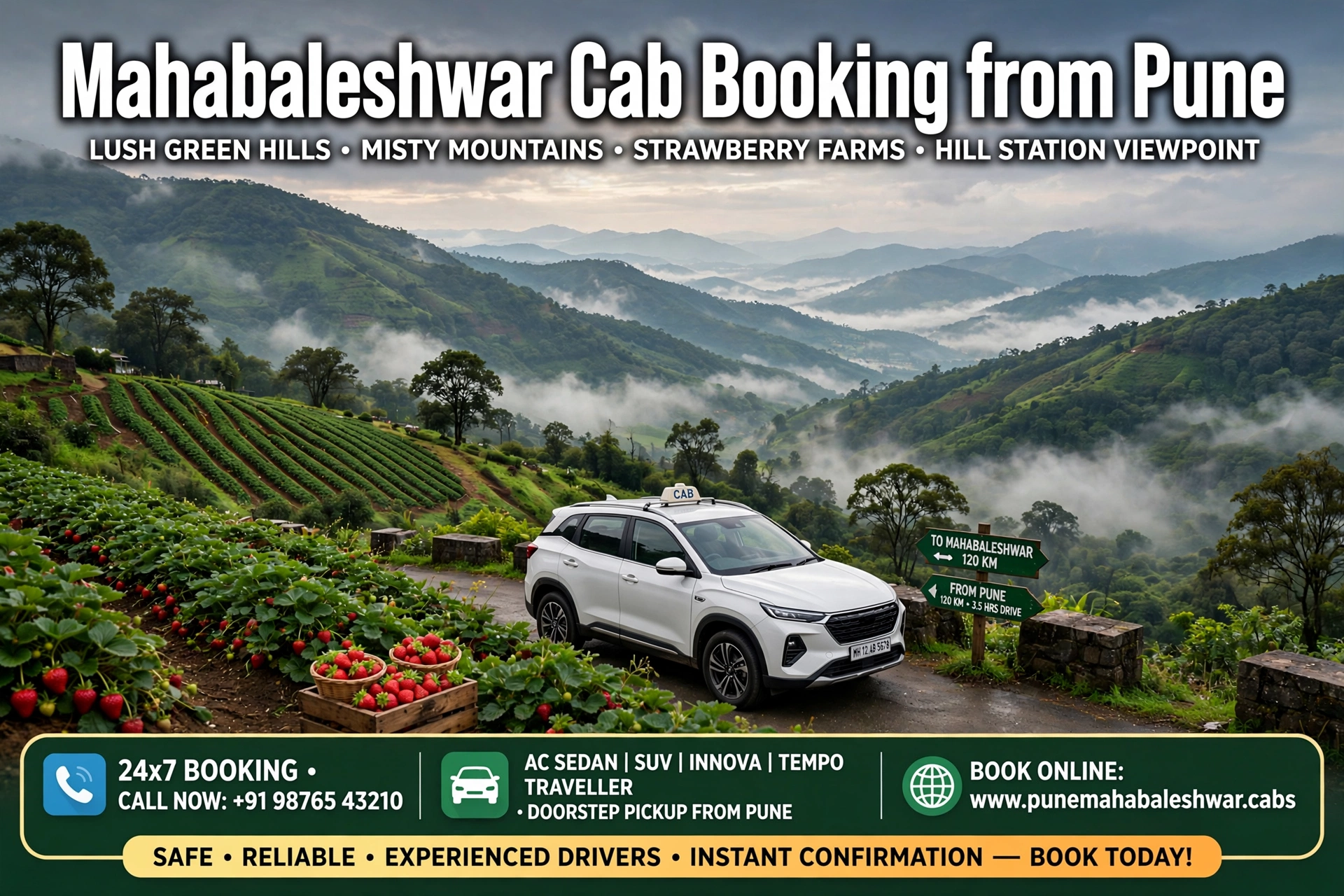 Corporate car rental and chauffeur service for business travel in Pune