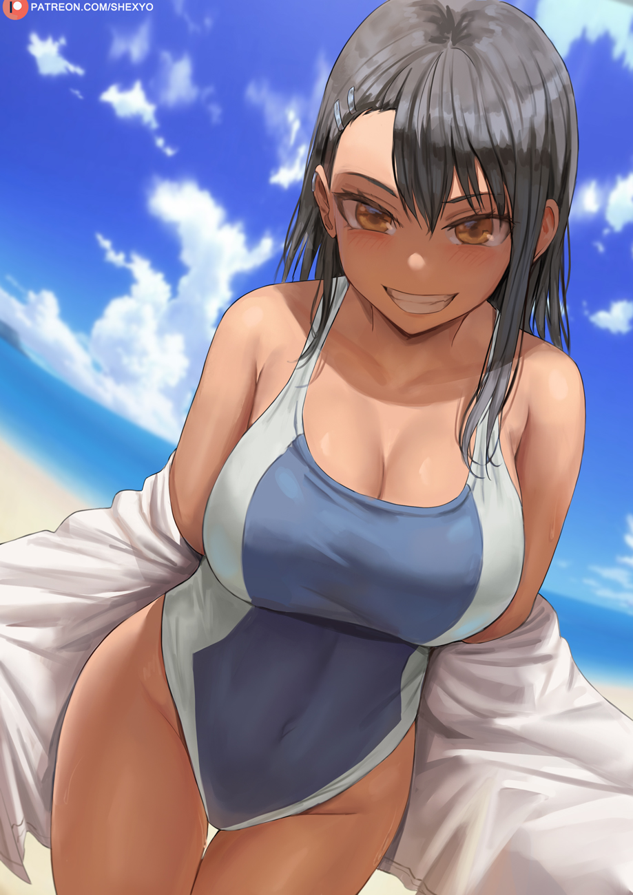 Nagatoro Hayase Show Off Her Swimsuit At The Beach Ijiranaide Nagatoro