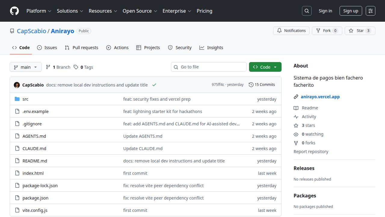 AniRayo — GitHub repository