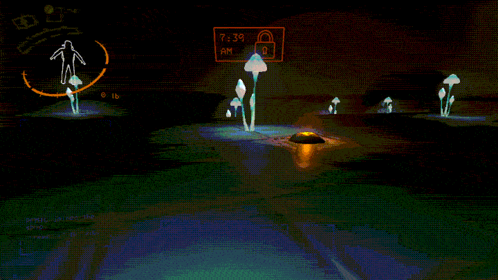 A giant glowing rock falls, and after a few seconds...