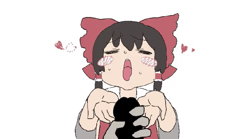 Reimu's expert dodging skills (gomeifuku) [Touhou]