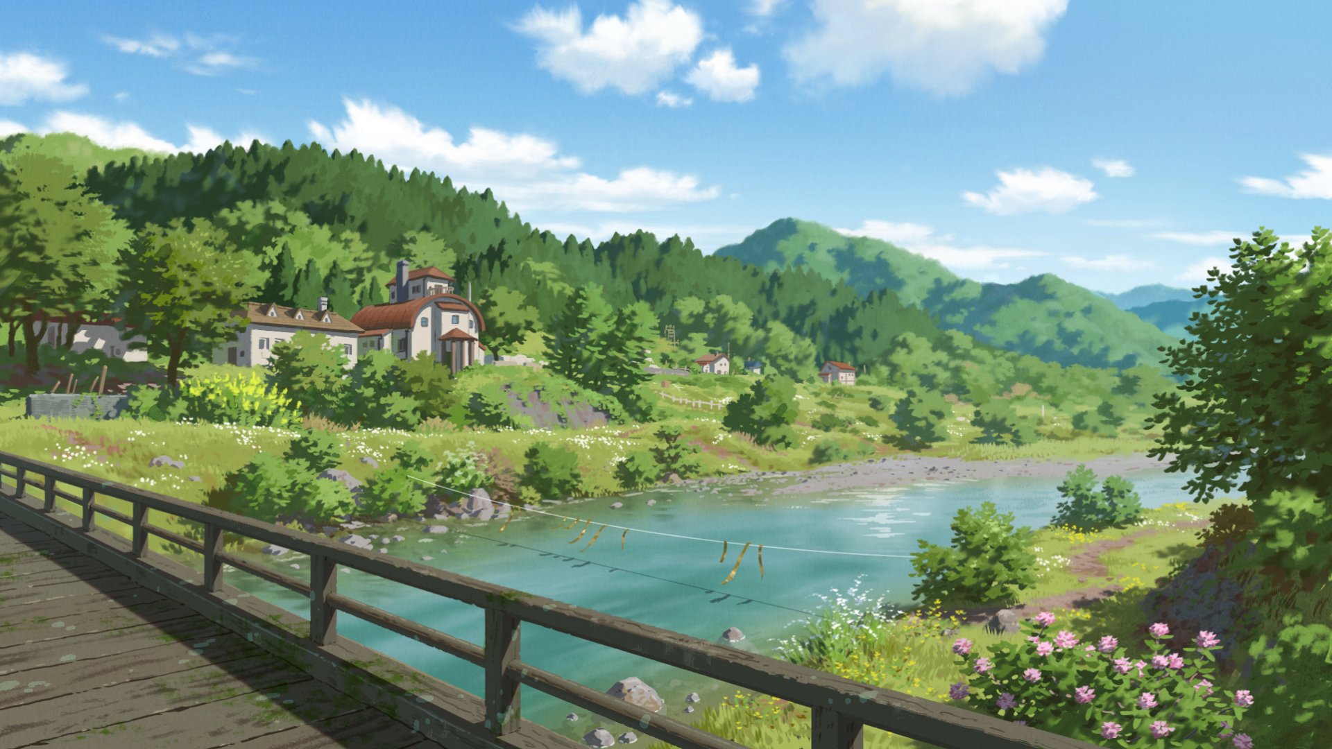 Anime scenery