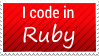 I code in Ruby