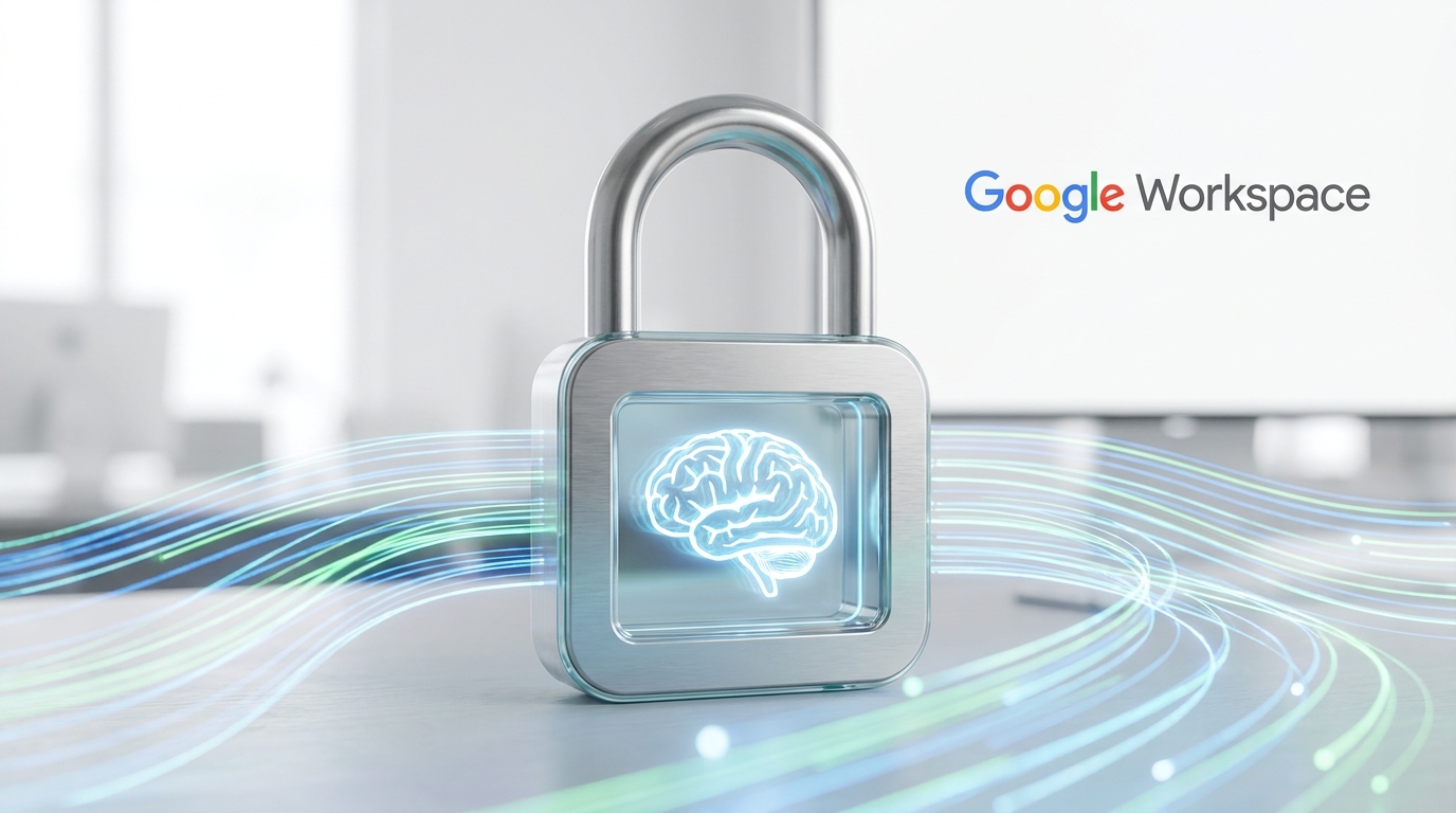 AI Control Center icon showing secure data access for Google Workspace.