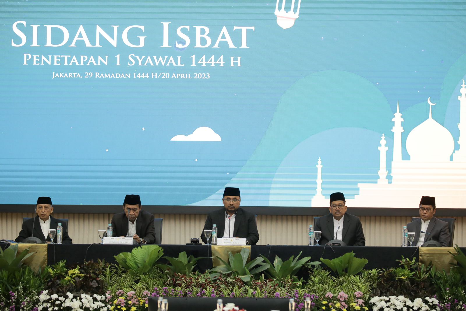 Pemerintah: Idul Fitri 1 Syawal 1444 H Jatuh pada Sabtu 22 April 2023