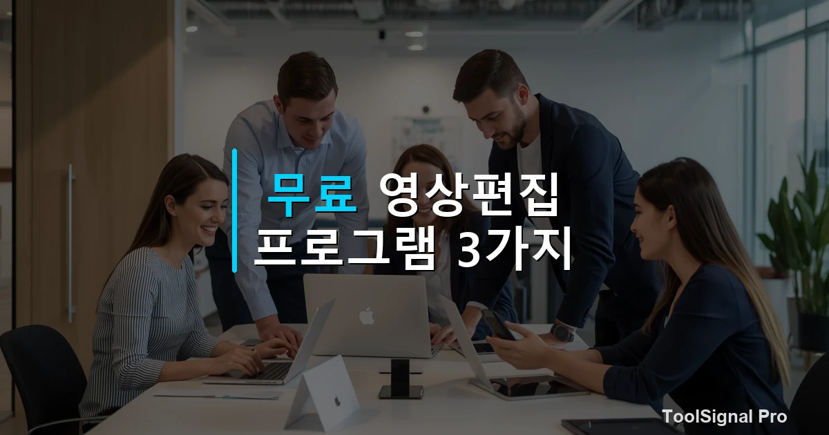 무료 영상편집 프로그램 비교 3가지 — 비교 썸네일