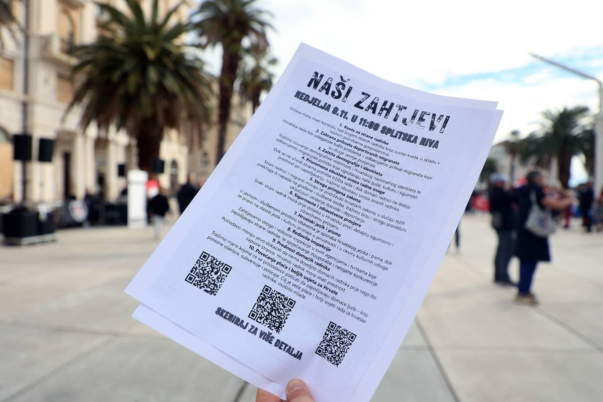 Prosvjed na Rivi: Hrvatska Hrvatima - slika 10