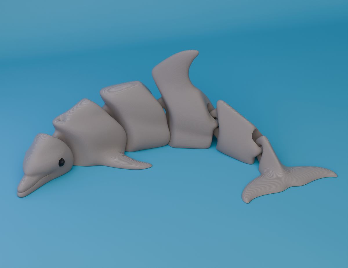 Delfín articulado — imagen 2 de impresión 3D