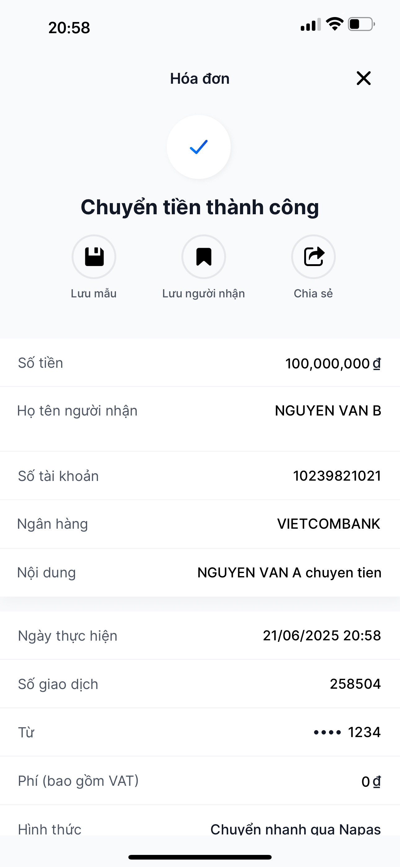 HD68.SITE Demo Bill