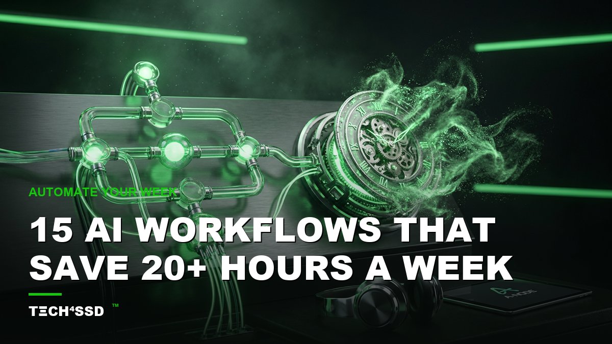 15 AI Automation Workflows That Save 20+ Hours a Week (2026)