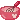 A pixel of a pink bowl mixing into a batter