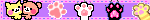 paw icons