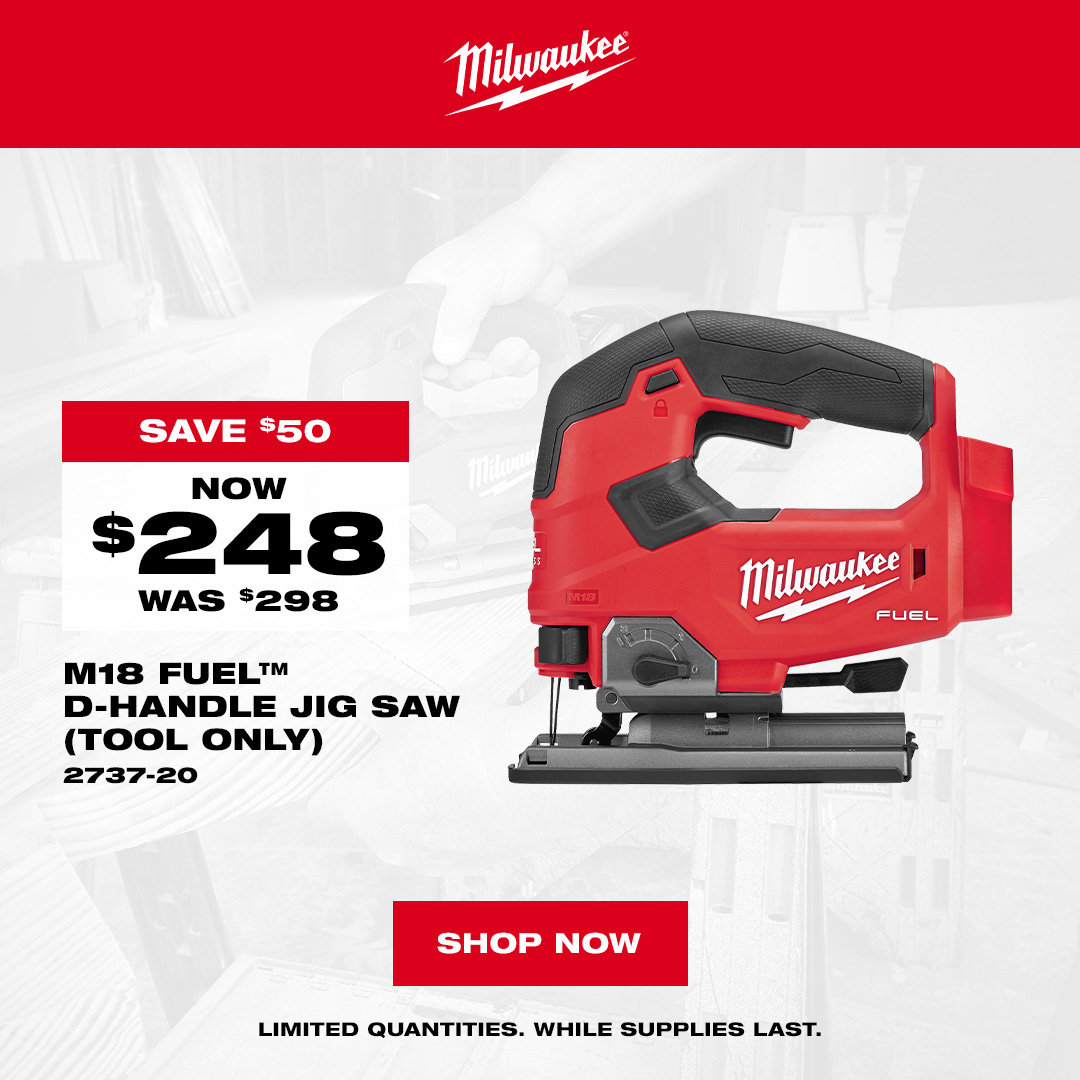 Milwaukee 2737-20 - M18 FUEL D-handle Jig Saw - Special Offer