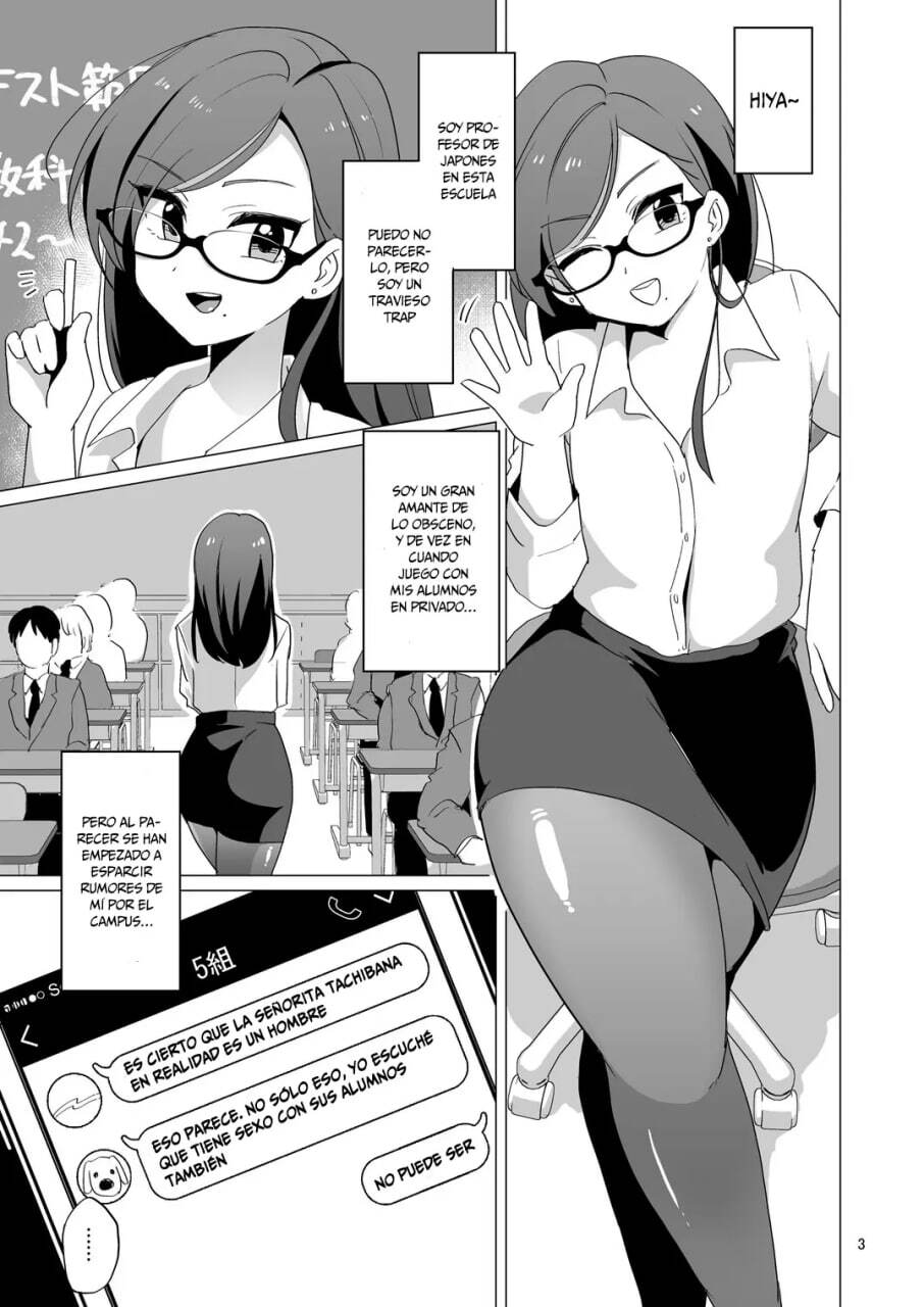 [Trap] La Maestra Travesti Es Muy Pervertida - Dosukebe Josou Kyoushi 3