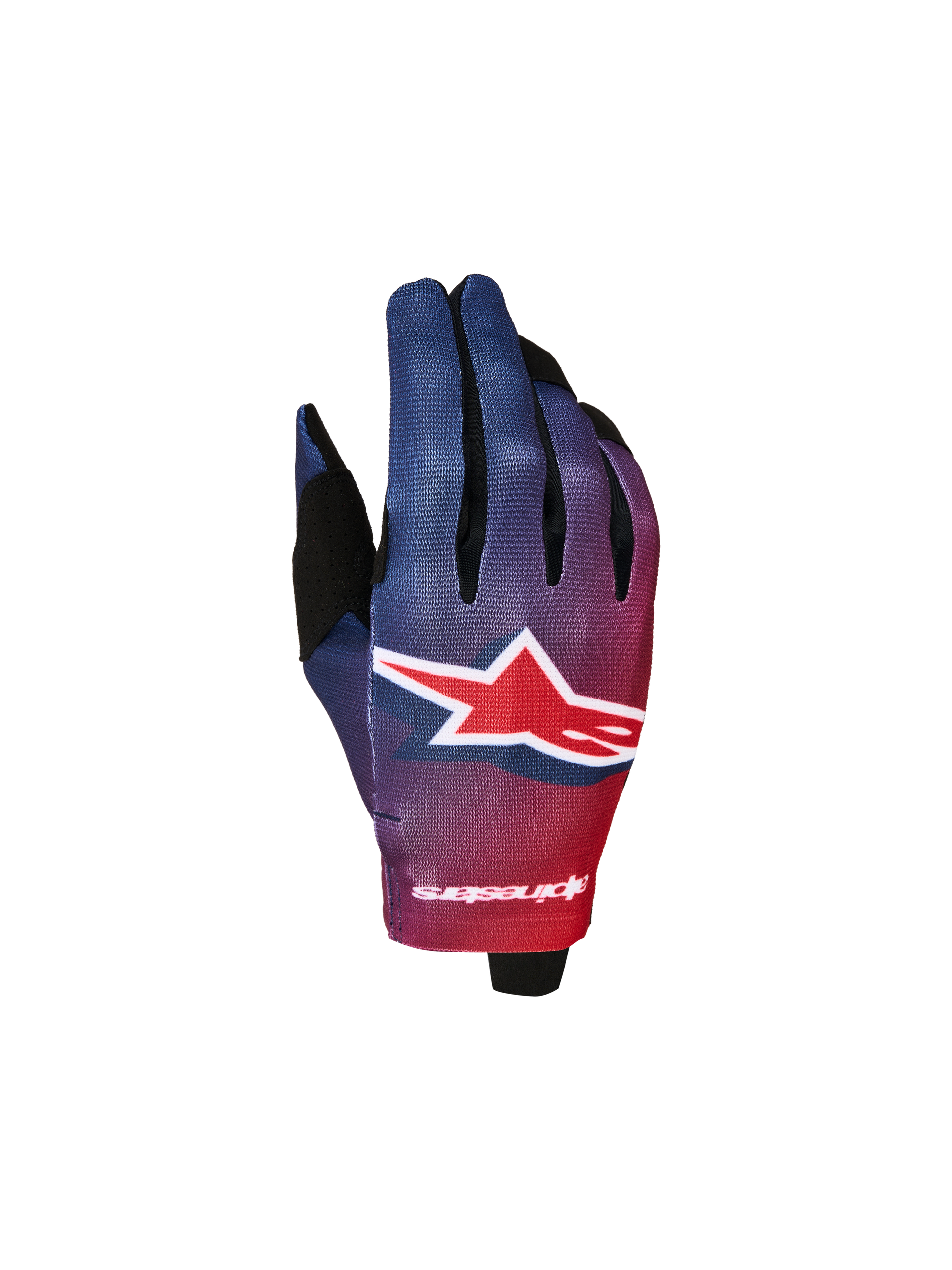 Detail hřbetu a dlaně dětských rukavic Alpinestars Radar Youth 2027
