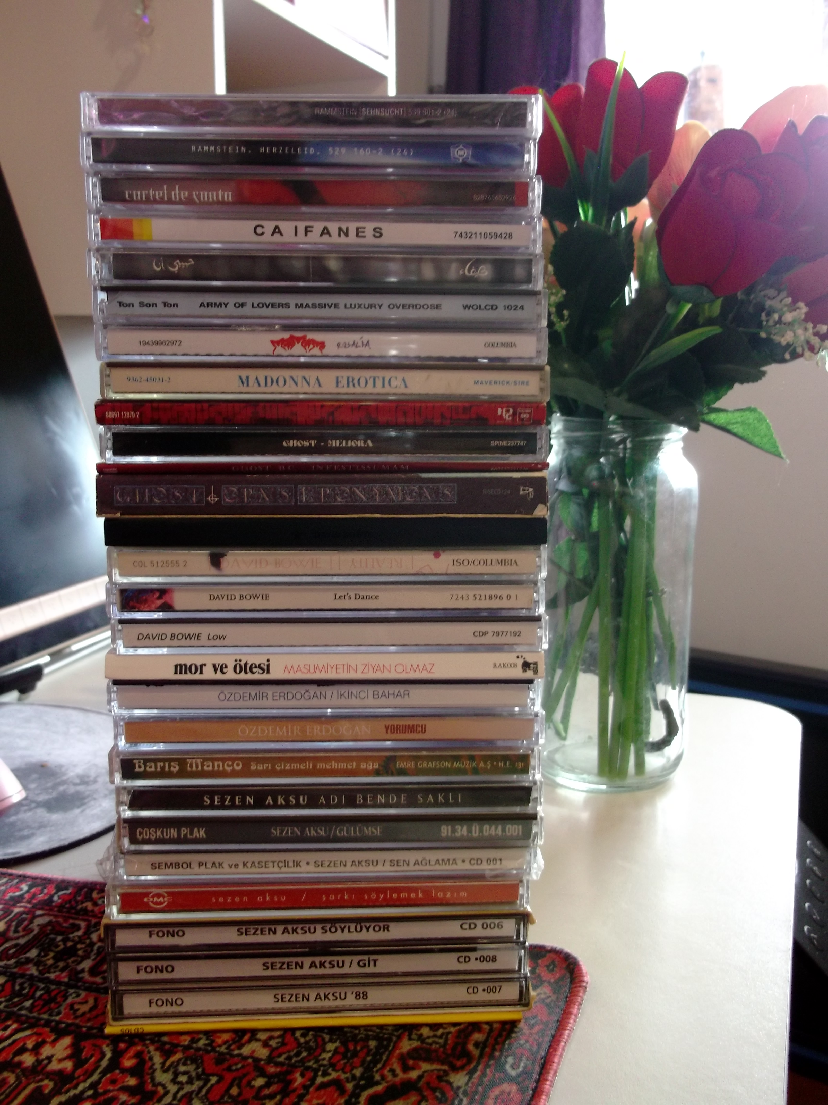 pile of CDs