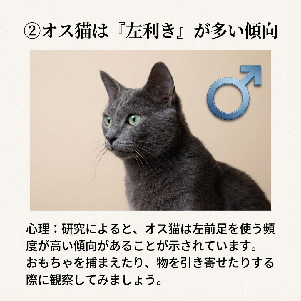 猫にも利き手がある?性別で異なる傾向を解説 - Image 4
