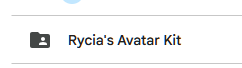 Google drive avatar kit